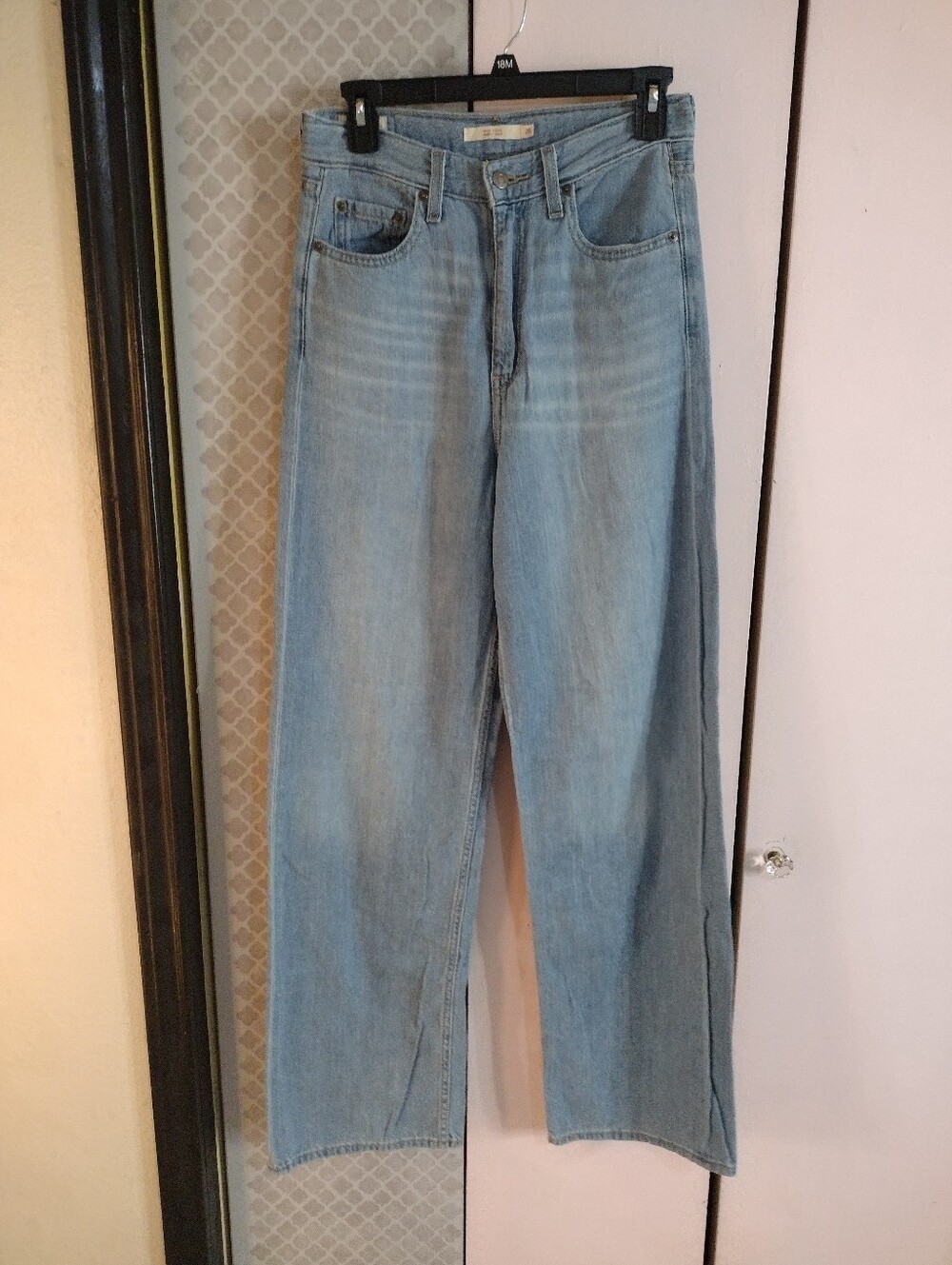 Levi's Light Blue Wide-Leg Jeans